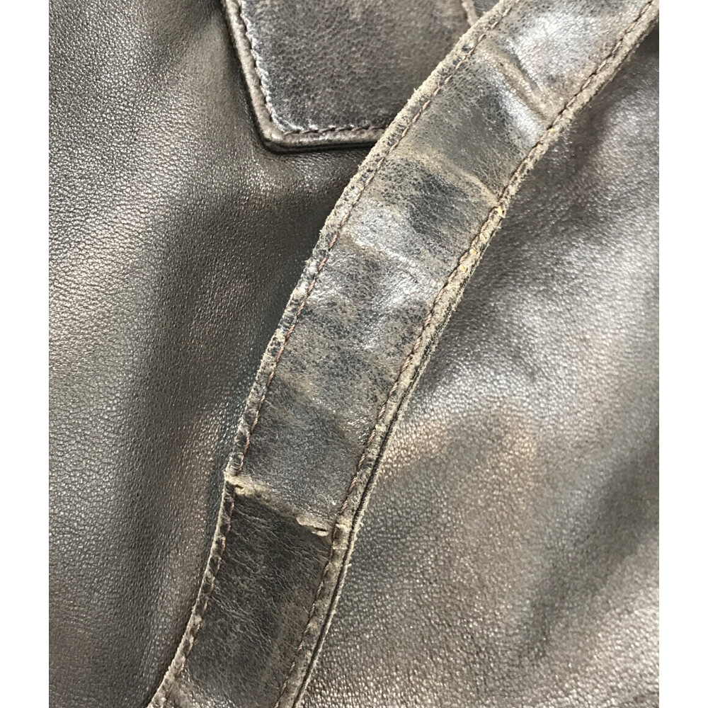 FENDI Mamma Baguette Shoulder Bag Black Leather - Picture 6 of 6